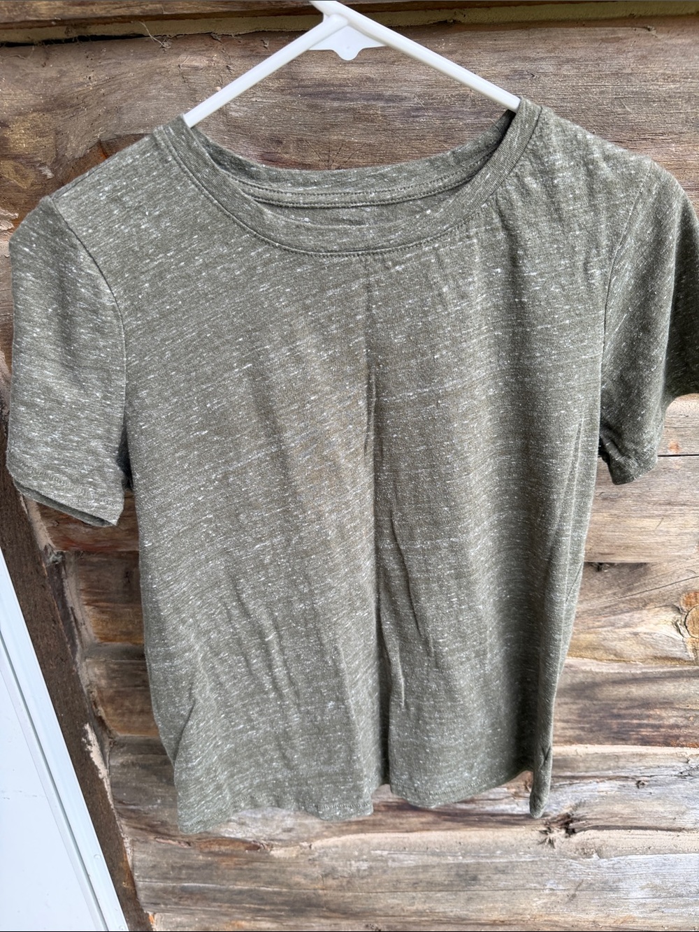 Sonoma Olive Speckled Short Sleeve Tee